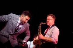 Kristian and James getting down!
